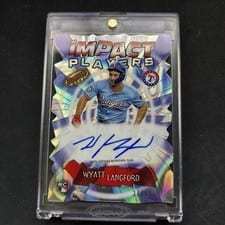 2024 Bowman's Best Impact Players Autographs Wyatt Langford #IPA-WL