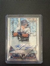 2024 Bowman Sterling Rookie Autographs Wyatt Langford #RA-WL card