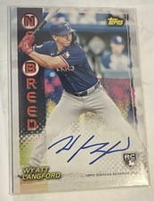 2024 Topps Archives 1999 Topps Baseball New Breed Autographs Wyatt Langford #99NBA-WL card