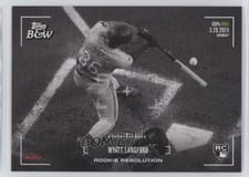 2024 Topps Black & White Rookie Resolution Wyatt Langford #RR2 card