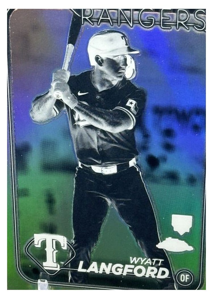2024 Topps Chrome Base Set Wyatt Langford #122 card