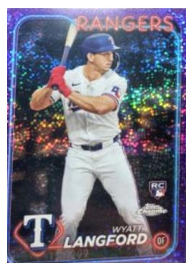 2024 Topps Chrome Base Set Wyatt Langford #122 card