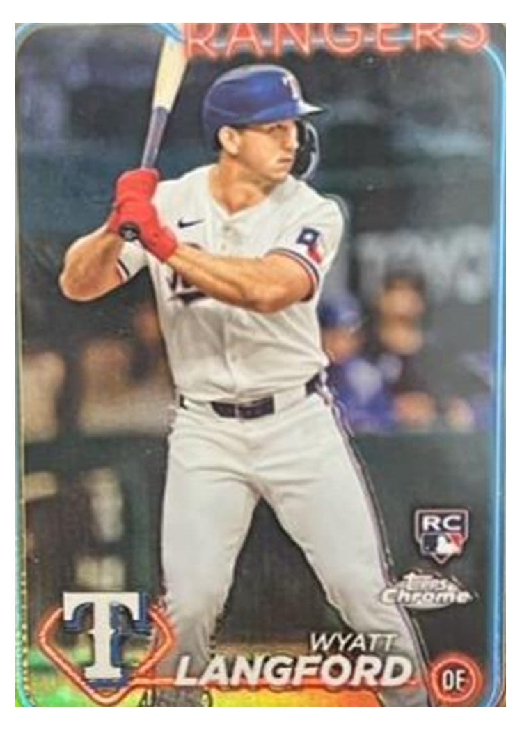 2024 Topps Chrome Base Set Wyatt Langford #122 card