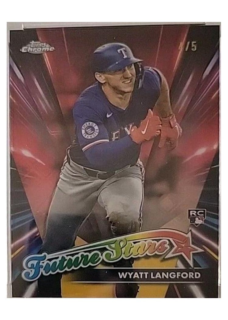 2024 Topps Chrome Base Set Wyatt Langford #122 card