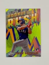 2024 Topps Chrome Update All-Etch Rookie Rush Wyatt Langford #CAERU-6 card
