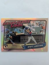 2024 Topps Chrome Update Major League Minis Wyatt Langford #MM-11 card