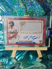 2024 Topps Inception MLB First Milestones Autographed Relic Wyatt Langford #FMAR-WL card