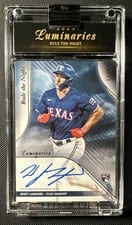 2024 Topps Luminaries Rule the Night Autographs Wyatt Langford #RN-WLA card