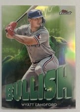 2025 Finest Bullish Wyatt Langford #B-21 card