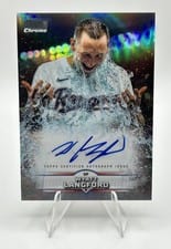 2025 Stadium Club Chrome Autographs Wyatt Langford #SCCA-WL card
