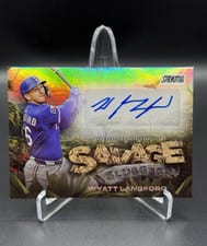 2025 Stadium Club Savage Sluggers Autographs Wyatt Langford #SS-WL card