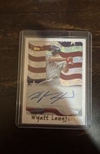 2025 Topps Archives 1995 Topps Cyberstats Autographs Wyatt Langford #95CA-WL