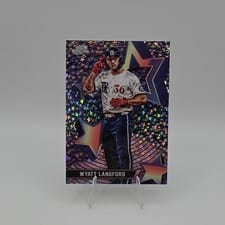 2025 Topps Cosmic Chrome StarFractor Wyatt Langford #SF-3 card