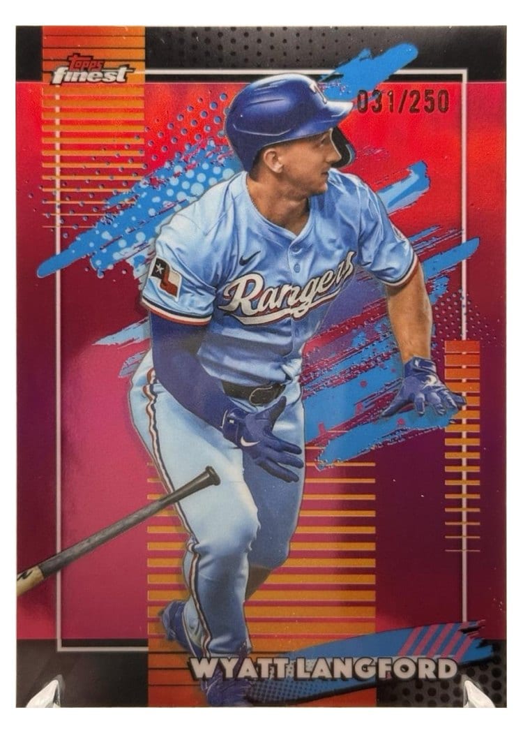2026 Topps Finest Wyatt Langford #178 card
