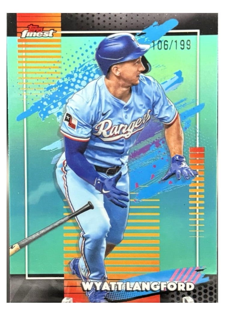 2026 Topps Finest Wyatt Langford #178 card