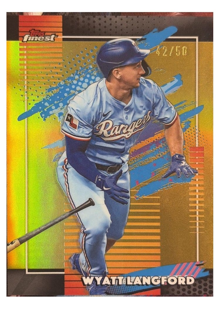 2026 Topps Finest Wyatt Langford #178 card