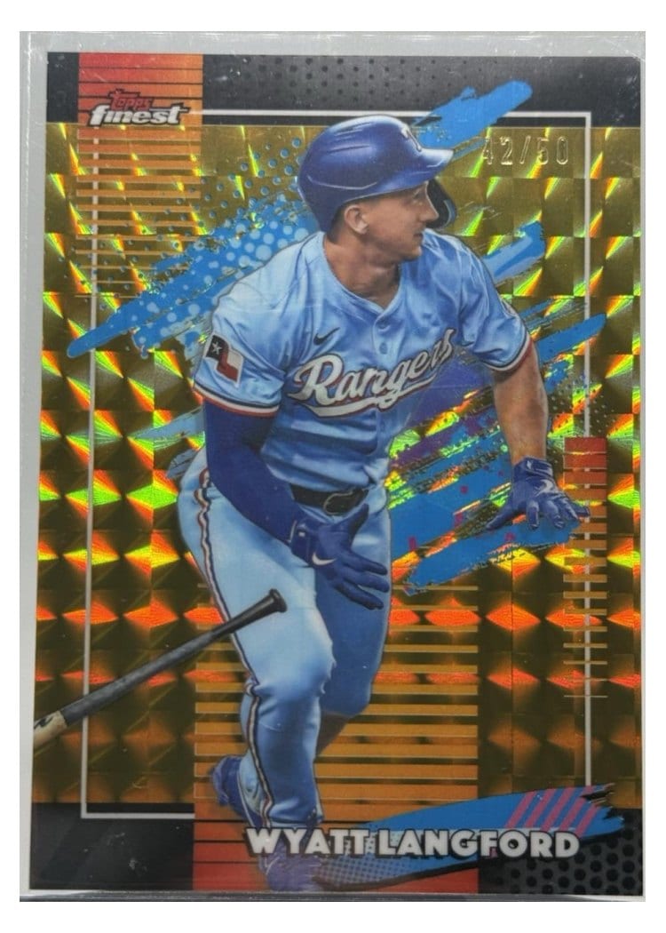 2026 Topps Finest Wyatt Langford #178 card