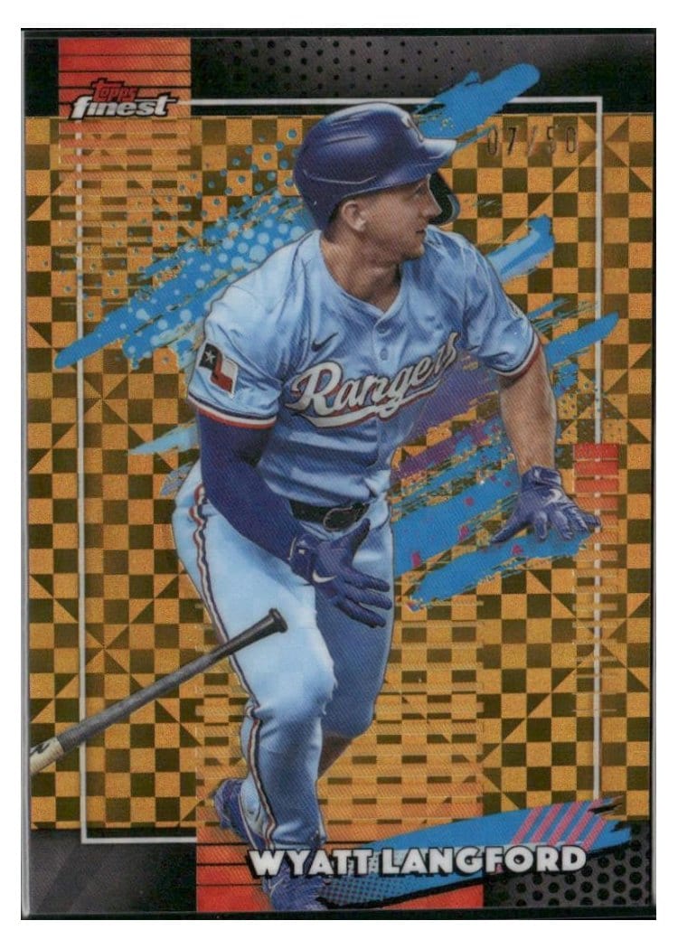 2026 Topps Finest Wyatt Langford #178 card