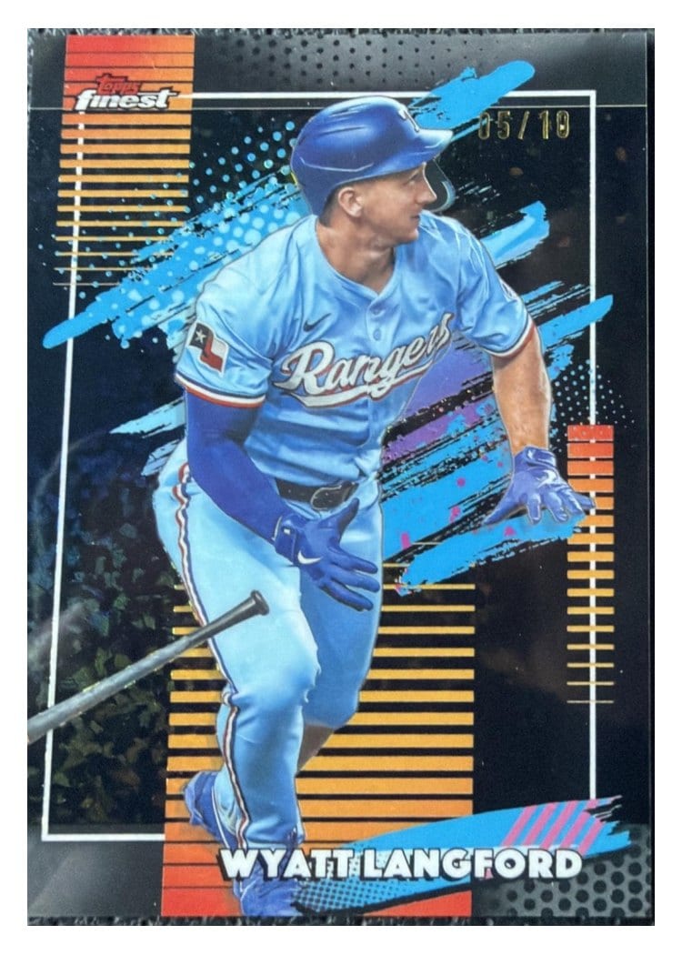 2026 Topps Finest Wyatt Langford #178 card