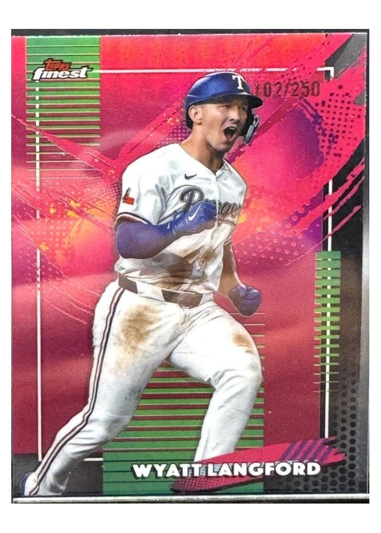 2026 Topps Finest Wyatt Langford #241 card