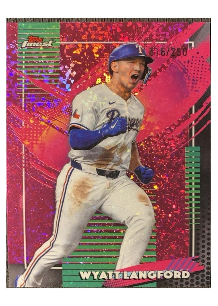 2026 Topps Finest Wyatt Langford #241 card