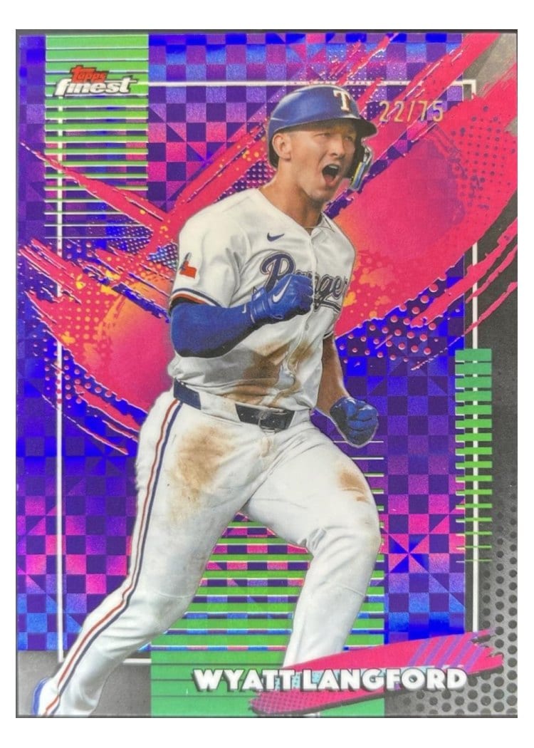 2026 Topps Finest Wyatt Langford #241 card