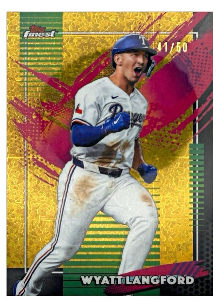 2026 Topps Finest Wyatt Langford #241 card