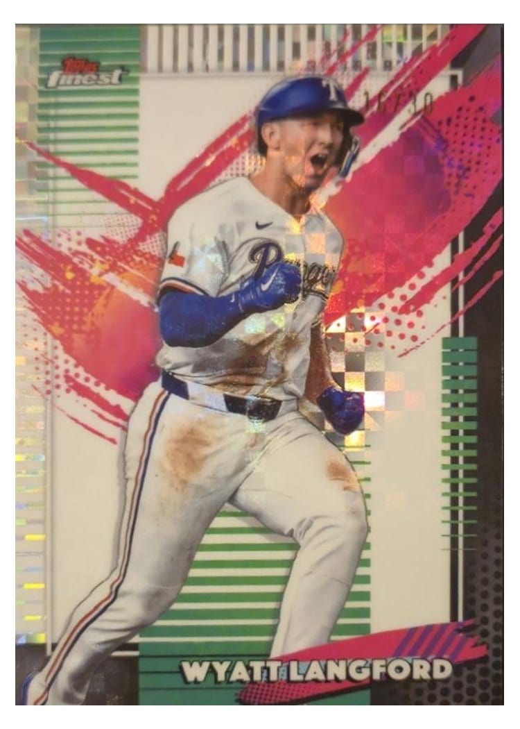 2026 Topps Finest Wyatt Langford #241 card