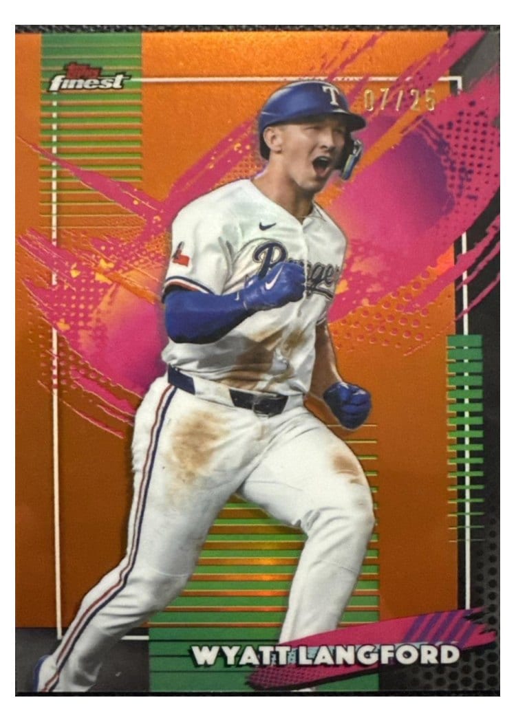 2026 Topps Finest Wyatt Langford #241 card