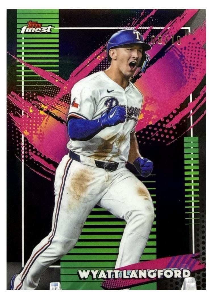 2026 Topps Finest Wyatt Langford #241 card