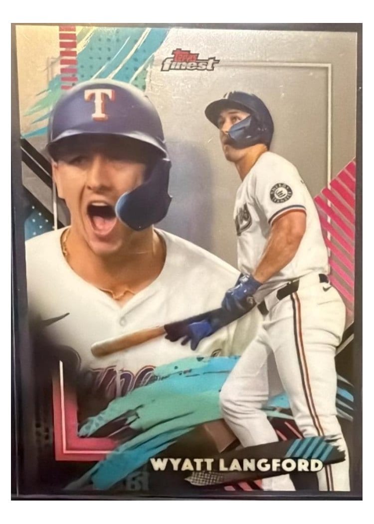 2026 Topps Finest Wyatt Langford #328 card