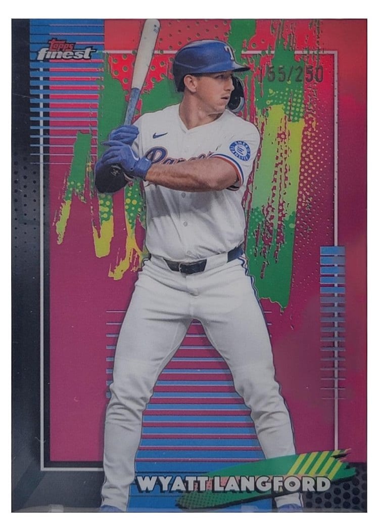 2026 Topps Finest Wyatt Langford #67 card