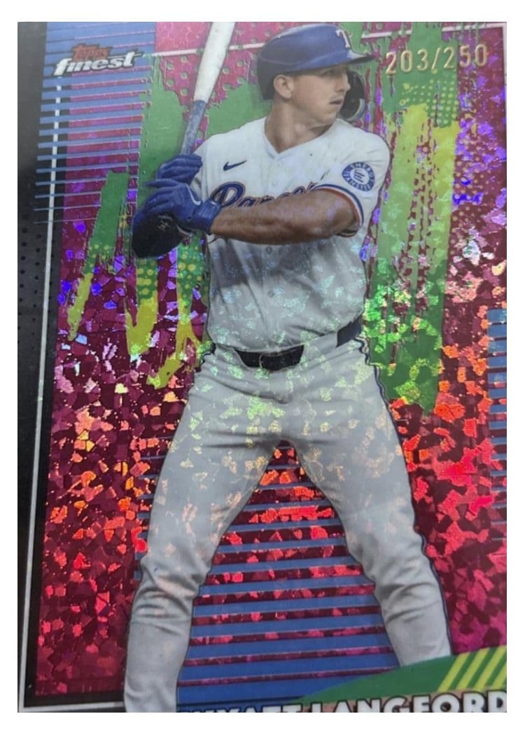 2026 Topps Finest Wyatt Langford #67 card