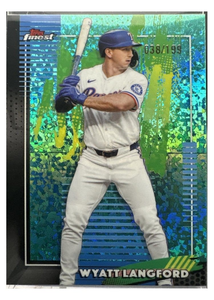 2026 Topps Finest Wyatt Langford #67 card