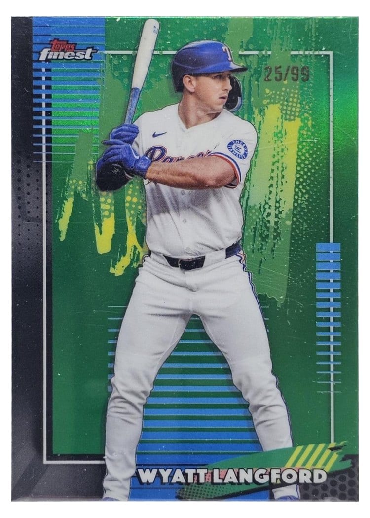 2026 Topps Finest Wyatt Langford #67 card