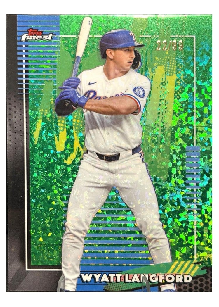 2026 Topps Finest Wyatt Langford #67 card
