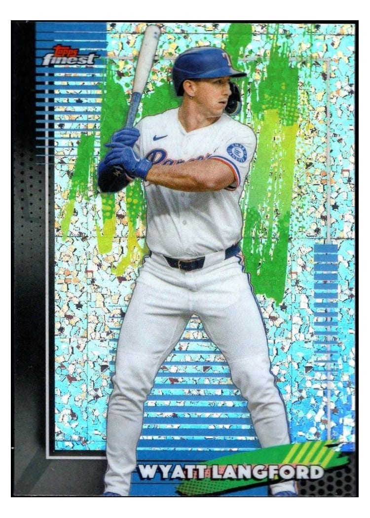 2026 Topps Finest Wyatt Langford #67 card