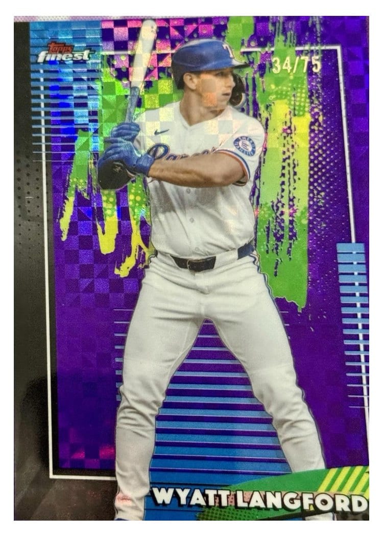 2026 Topps Finest Wyatt Langford #67 card