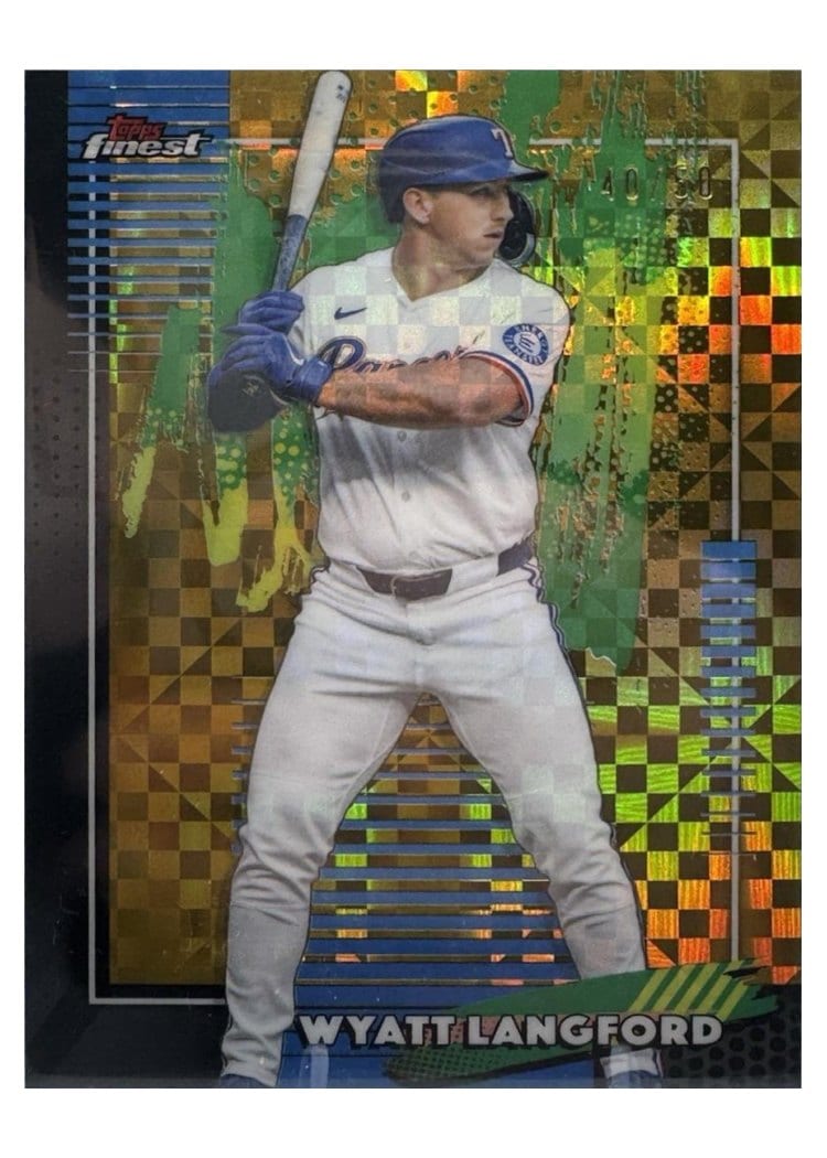 2026 Topps Finest Wyatt Langford #67 card