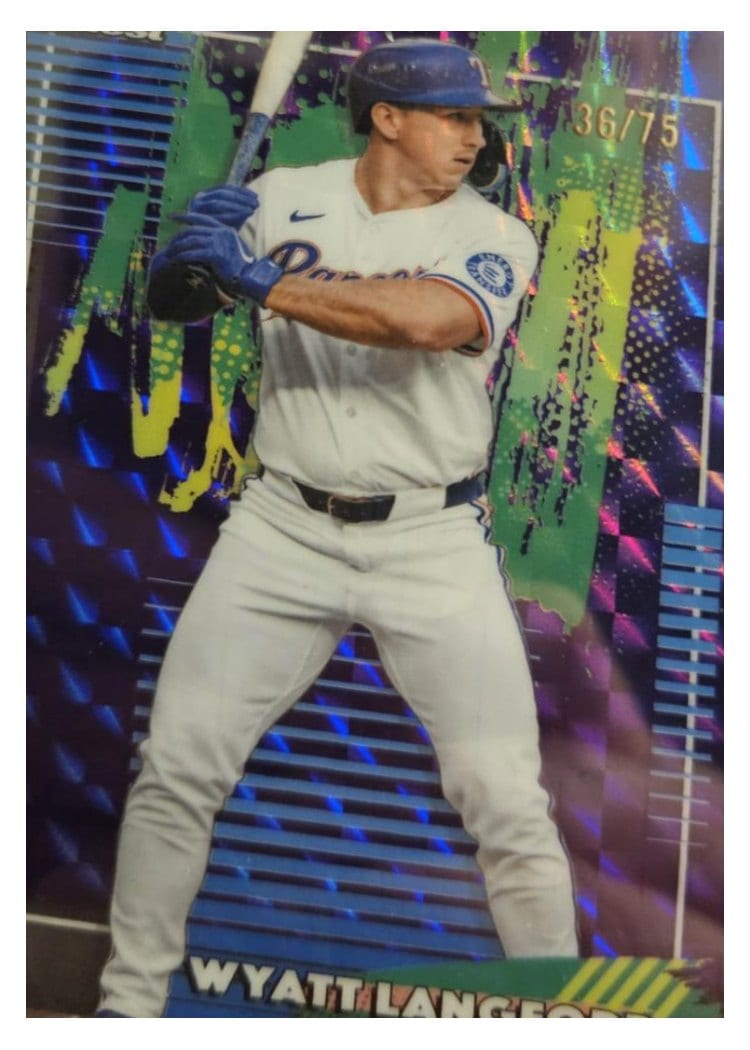 2026 Topps Finest Wyatt Langford #67 card