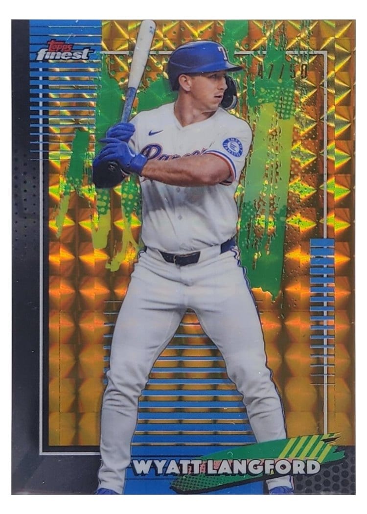 2026 Topps Finest Wyatt Langford #67 card
