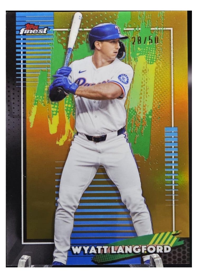 2026 Topps Finest Wyatt Langford #67 card