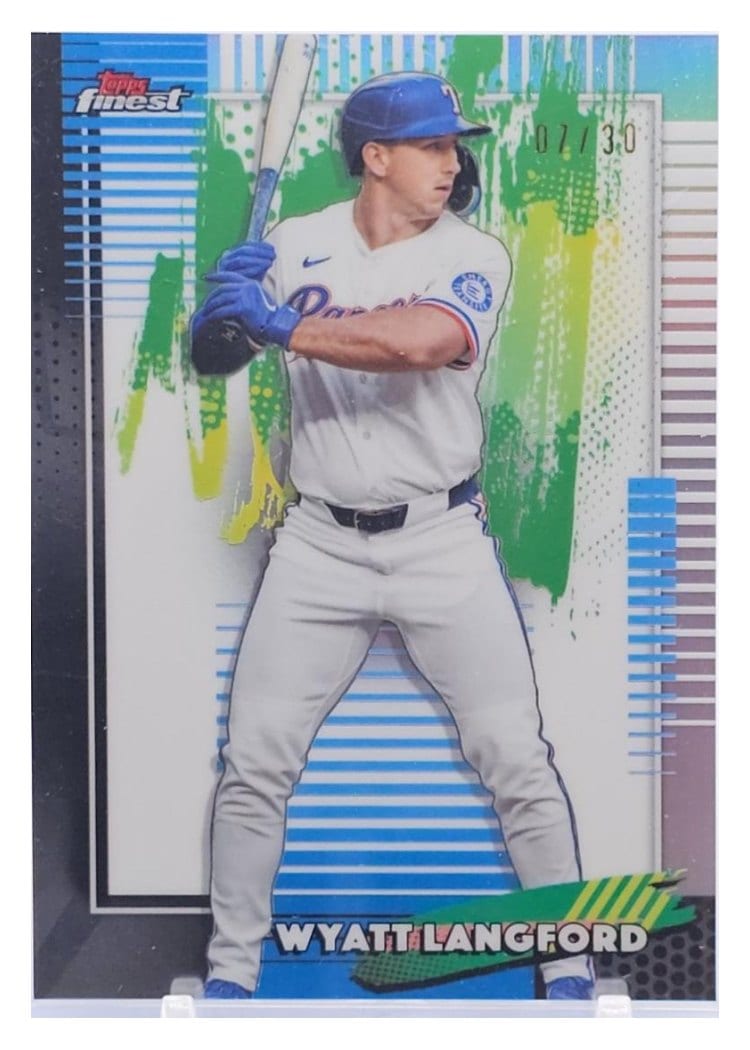 2026 Topps Finest Wyatt Langford #67 card
