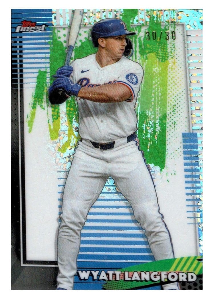 2026 Topps Finest Wyatt Langford #67 card