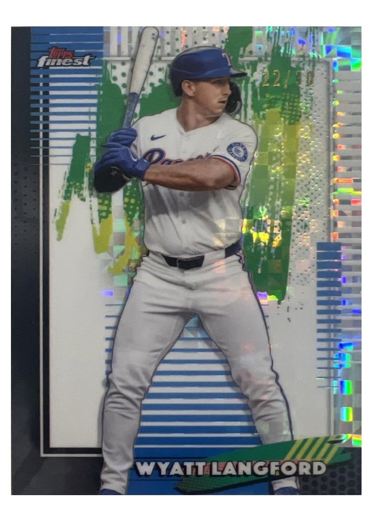 2026 Topps Finest Wyatt Langford #67 card