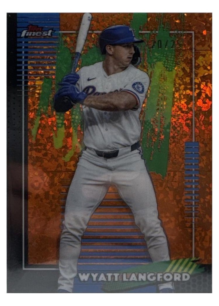 2026 Topps Finest Wyatt Langford #67 card