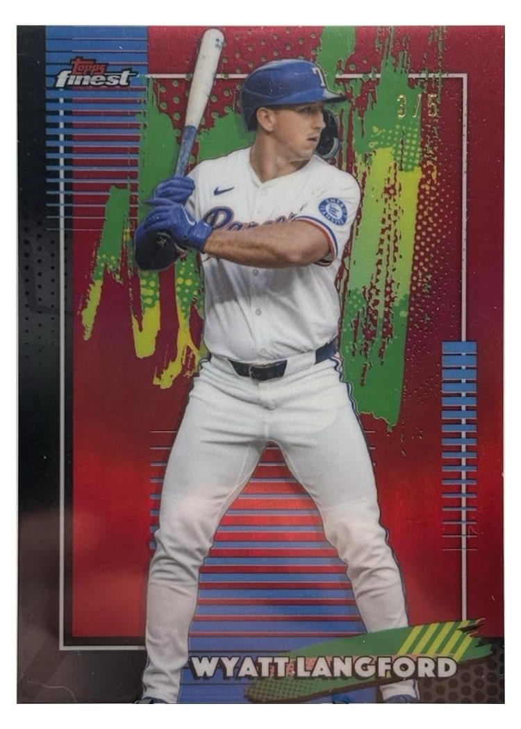2026 Topps Finest Wyatt Langford #67 card