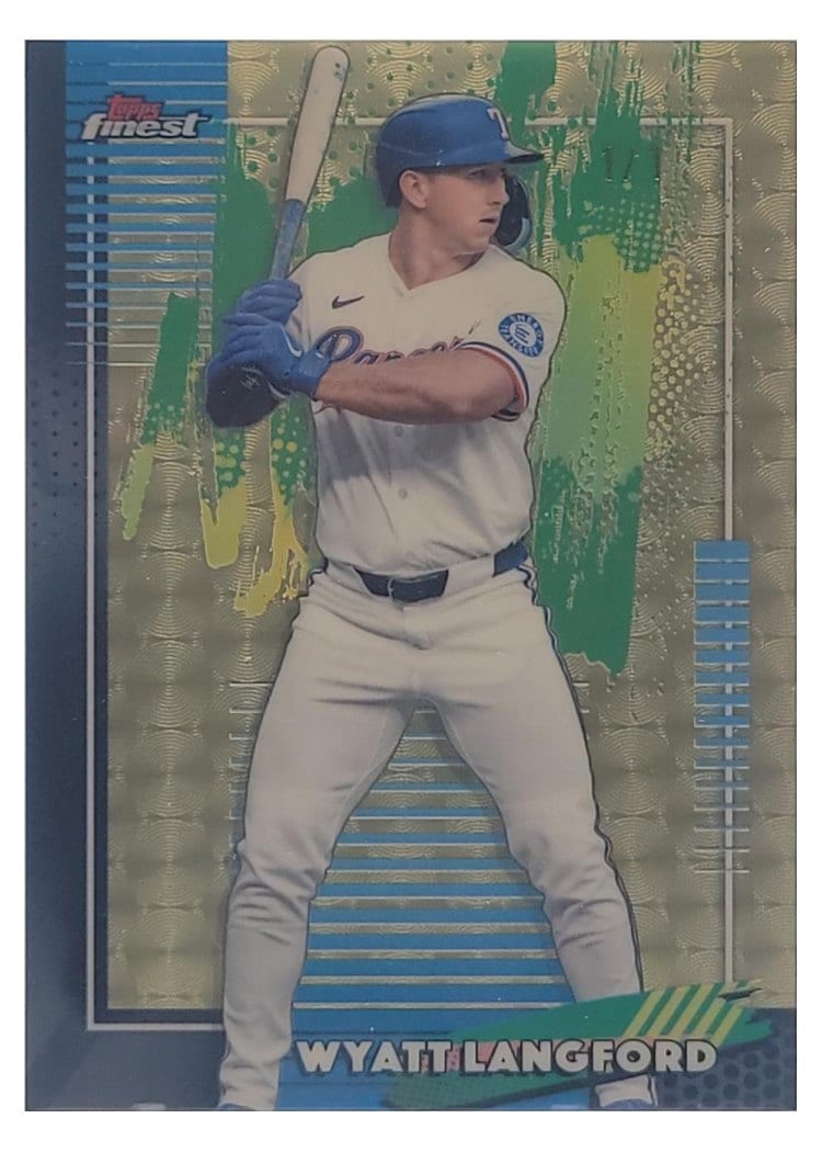 2026 Topps Finest Wyatt Langford #67 card