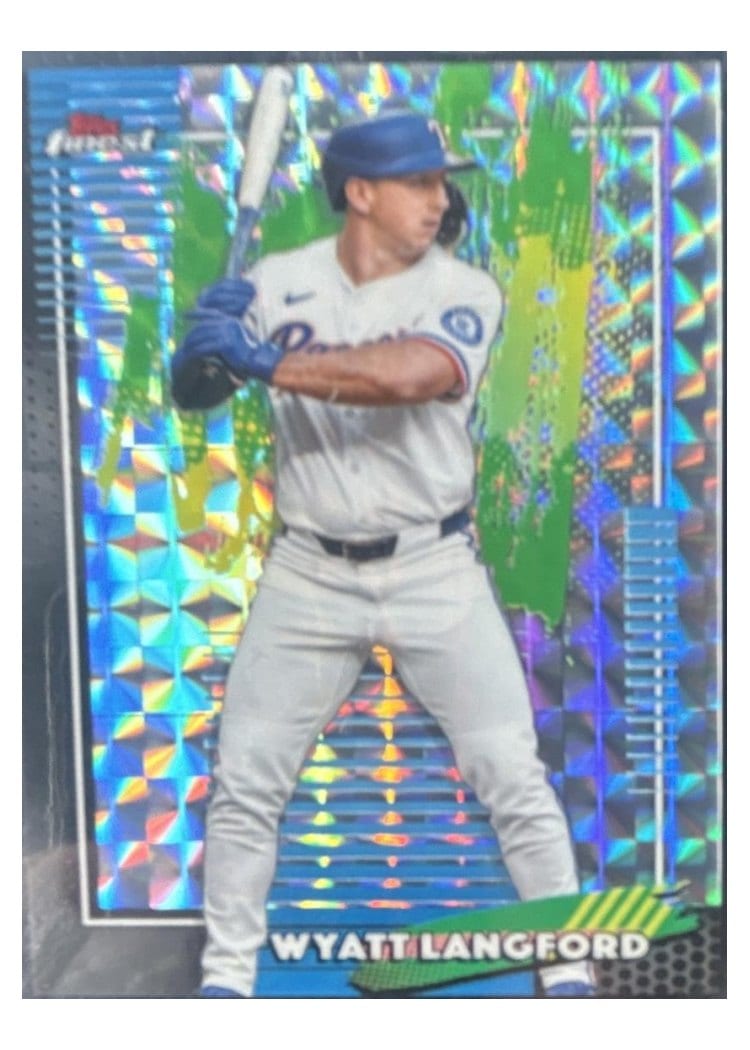 2026 Topps Finest Wyatt Langford #67 card