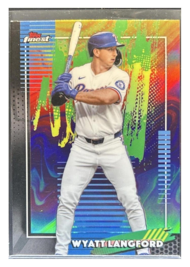 2026 Topps Finest Wyatt Langford #67 card